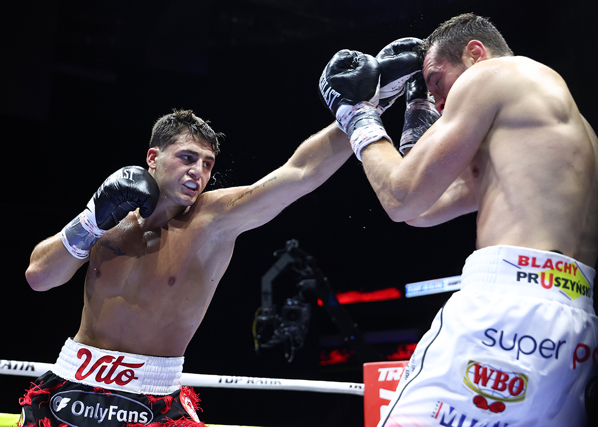 Vito Mielnicki said he was pleased with his ability to stick to the game plan. Photo: Mikey Williams, Top Rank Boxing
