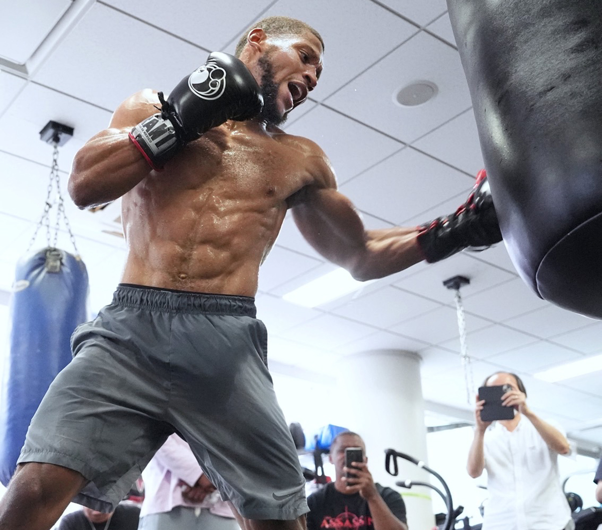 Brian Norman Jr. has been in Japan training for a month with his father, Brian Norman Sr. Photo: Naoki Fukuda