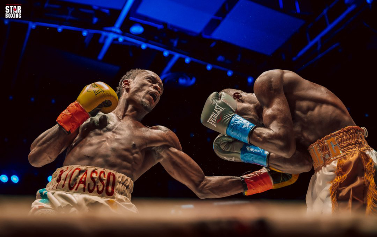 Rajon Chance hung the first loss on promising prospect Yan Carlos Perez. Photo: Star Boxing