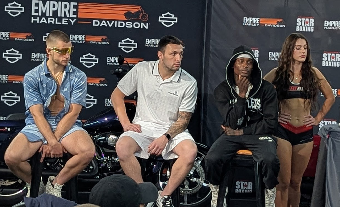 Fighters Austin Cassese, Lou Maietta, and Rajon Chance. Photo: Kelly Pomara for NY Fights