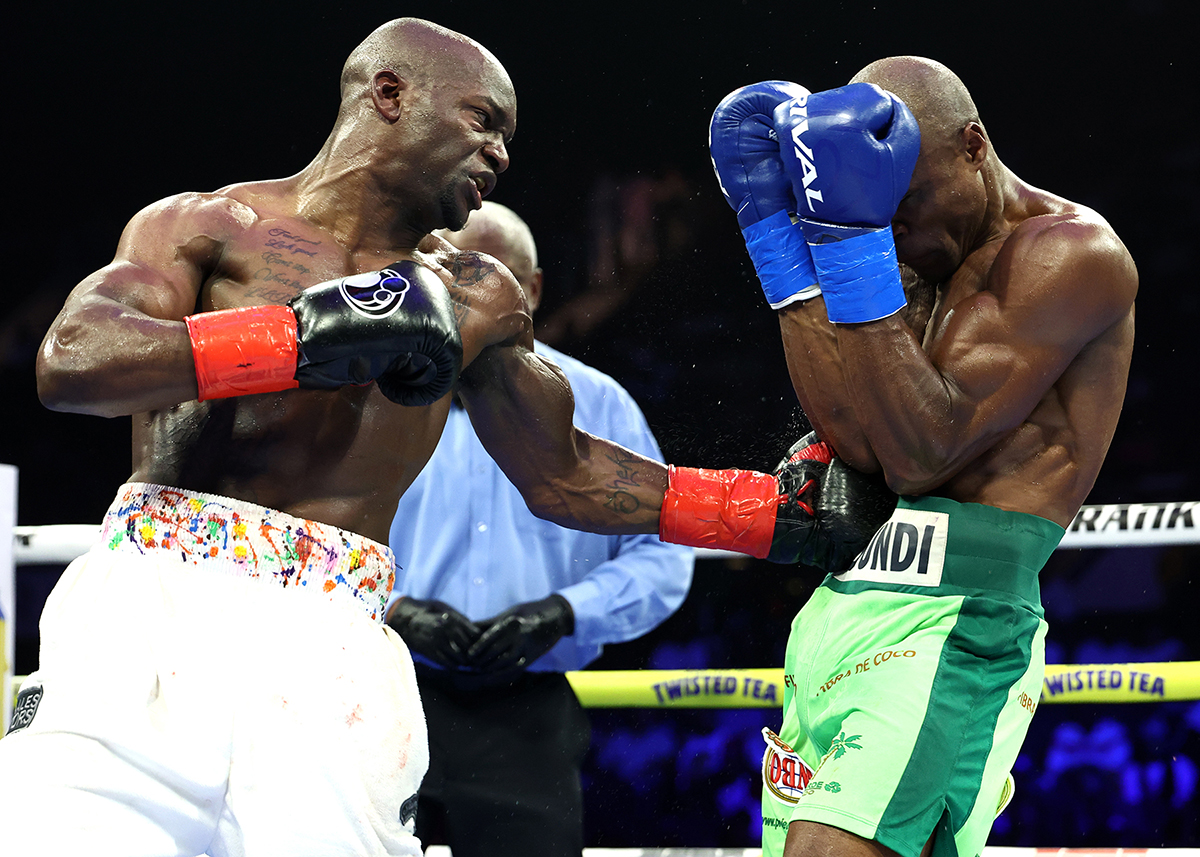 Troy Isley took care of his business against Etoundi Michel William. Photo: Mikey Williams, Top Rank Boxing