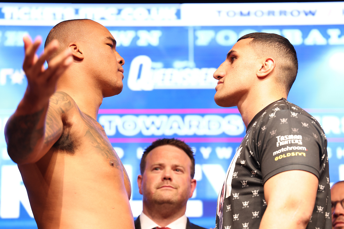 Expect fireworks between Fabio Wardley and Justis Huni in Ipswich, England. Photo: Leigh Dawney/Queensberry.