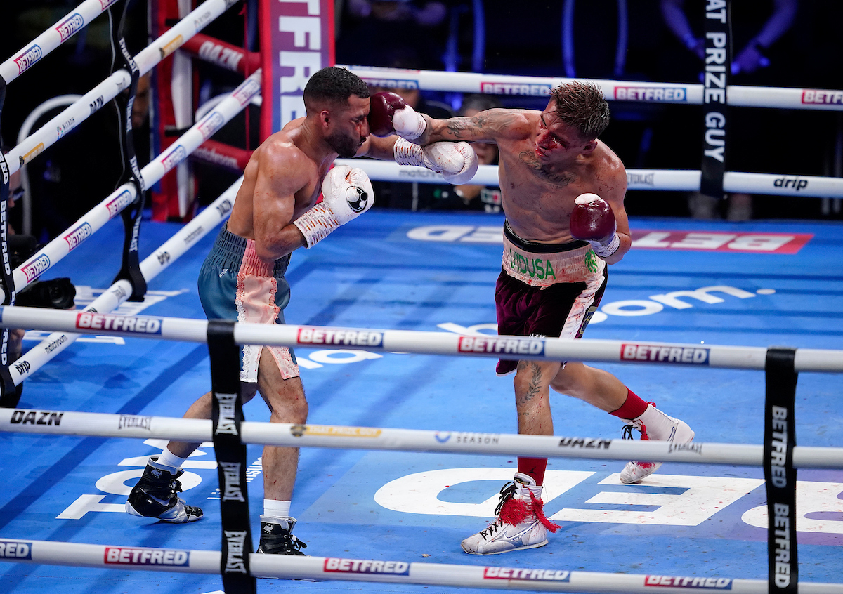 Galal Yafai's ambitions as a pro got him in trouble against Francisco Rodriguez Jr. Photo: Dave Thompson, Matchroom Boxing.