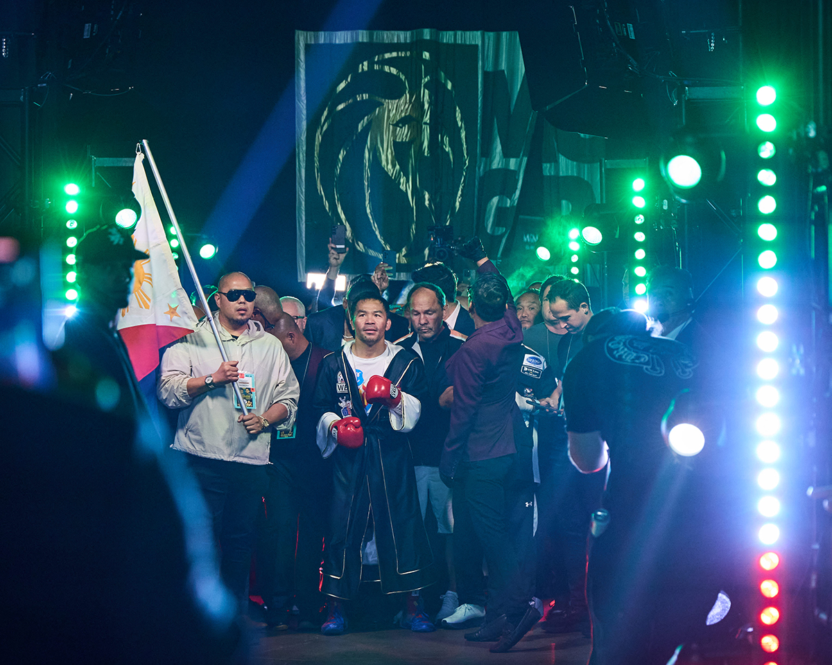 Whoever he fights next, Manny Pacquiao promised he would return. Photo: Esther Lin, Premier Boxing Champions