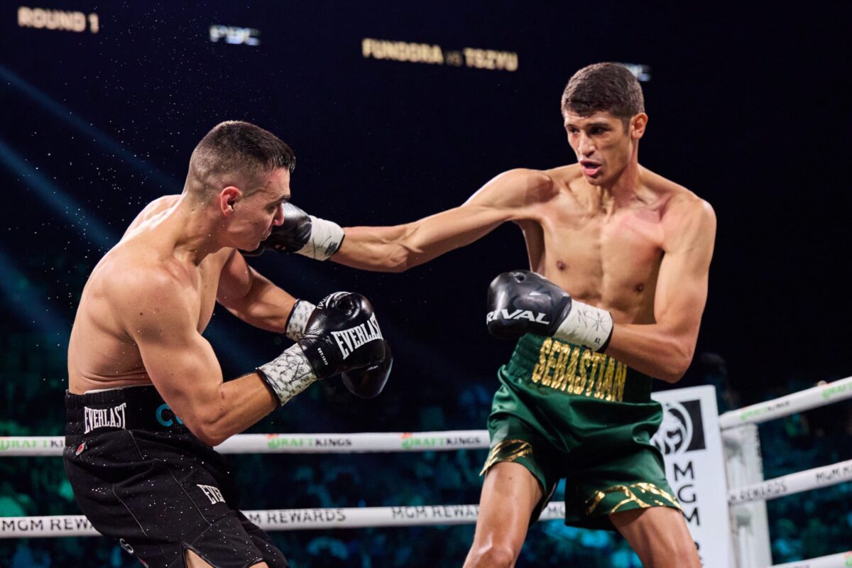 After his destruction of Tim Tzysu in July, Sebastan Fundora returns in October against Keith Thurman on the fall boxing schedule. Photo: Esther Lin, Premier Boxing Champions