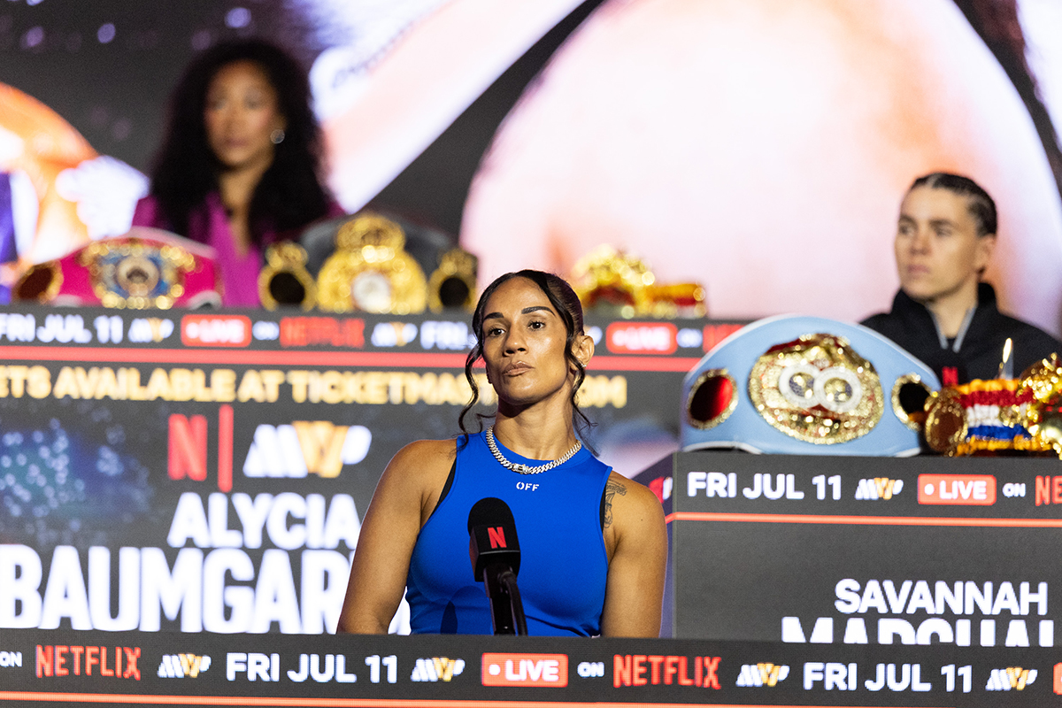 Amanda Serrano knows she may have her last opportunity to get revenge on Friday. Photo: Esther Lin, Most Valuable Promotions