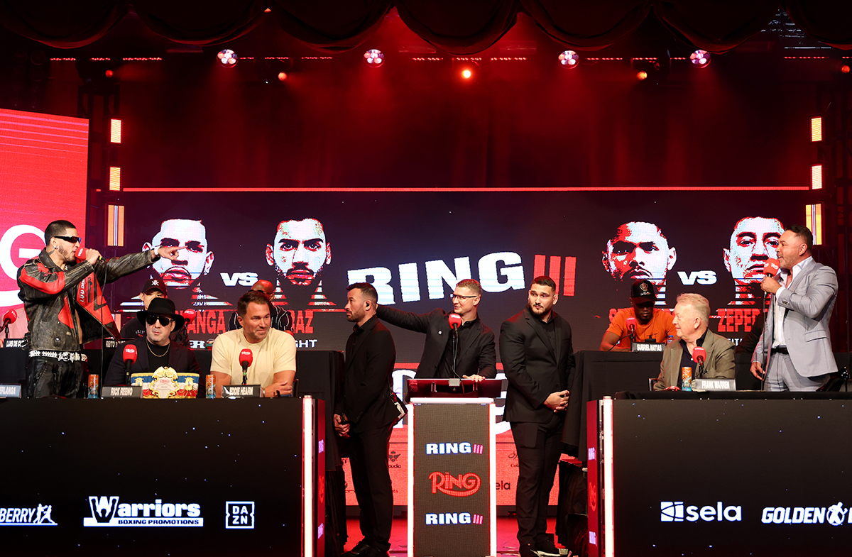 Berlanga and Stevenson Cause Ring III News Conference Chaos