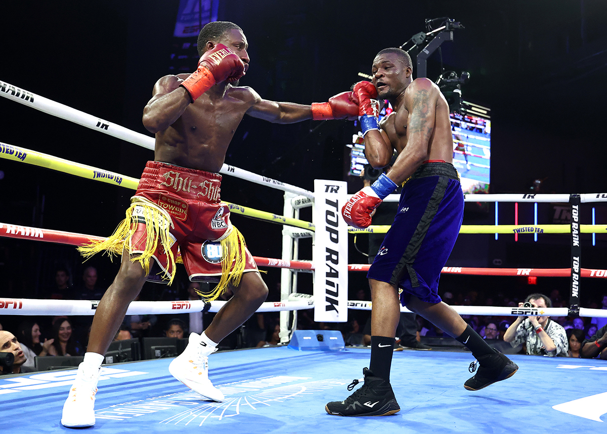 With a win, Bruce Carrington hopes to get a world title fight opportunity. Photo: Mikey Williams, Top Rank Boxing
