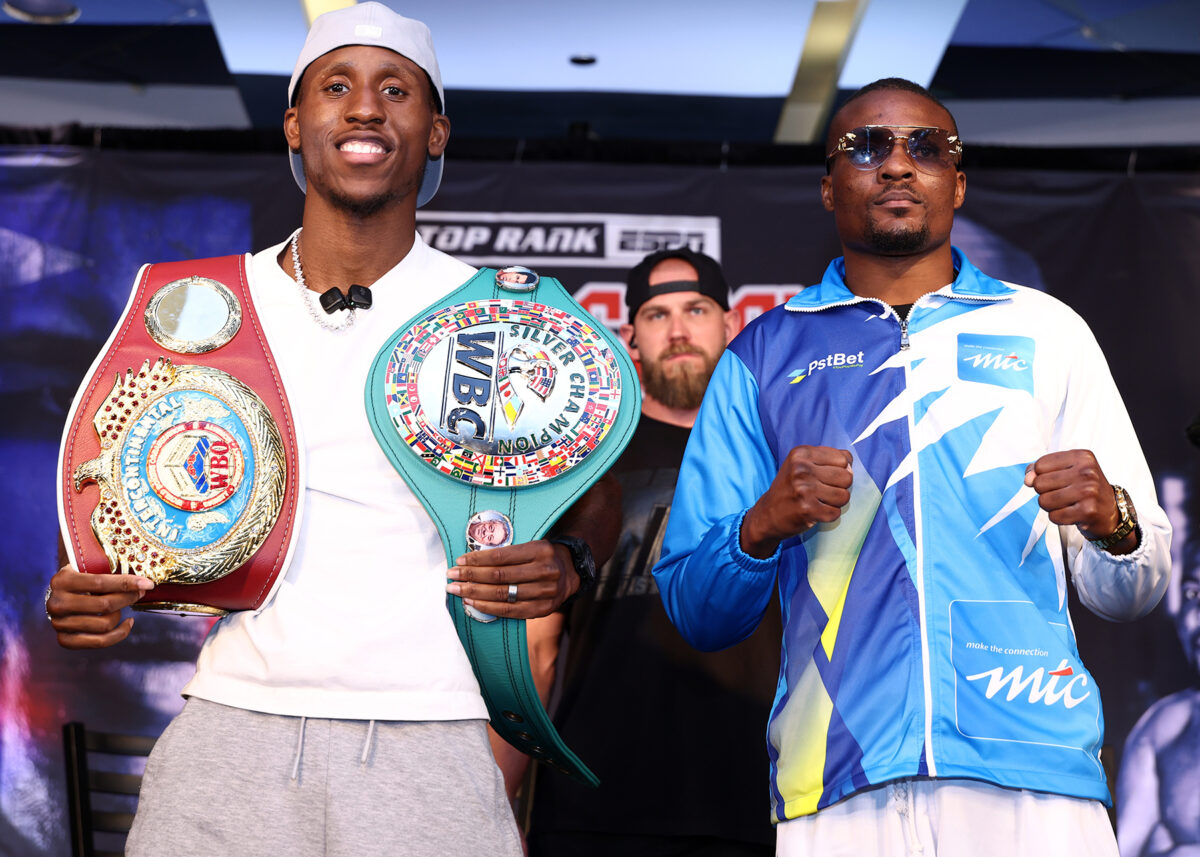 Popular New York favorite Bruce "Shu Shu" Carrington will take on undefeated Mateus Heita. Photo: Mikey Williams, Top Rank Boxing