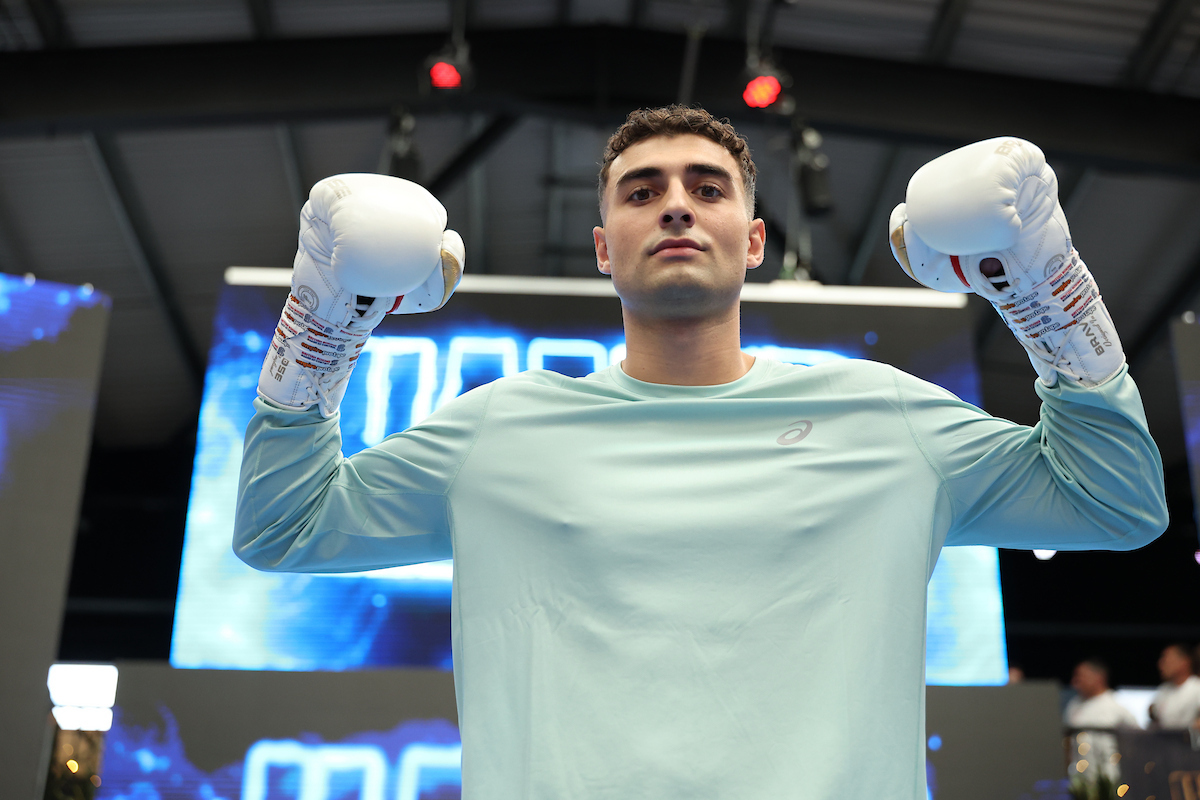 Yes, Aadam Hamed is the son of Prince Naseem Hamed. Photo: Leigh Dawney/Queensberry