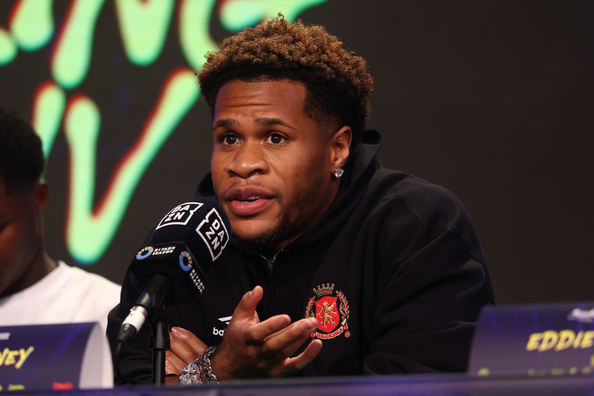 Devin Haney took a lot of heat for his win in May. He needs to bring it against Brian Norman Jr. Photo: Ed Mulholland/Queensberry Promotions Night of Champions