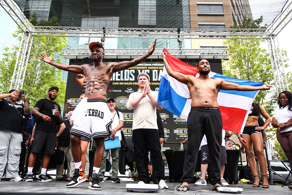 Tony Harrison returns at middleweight, facing Eduardo Diaz. Photo: Stephanie Trapp, Salita Promotions