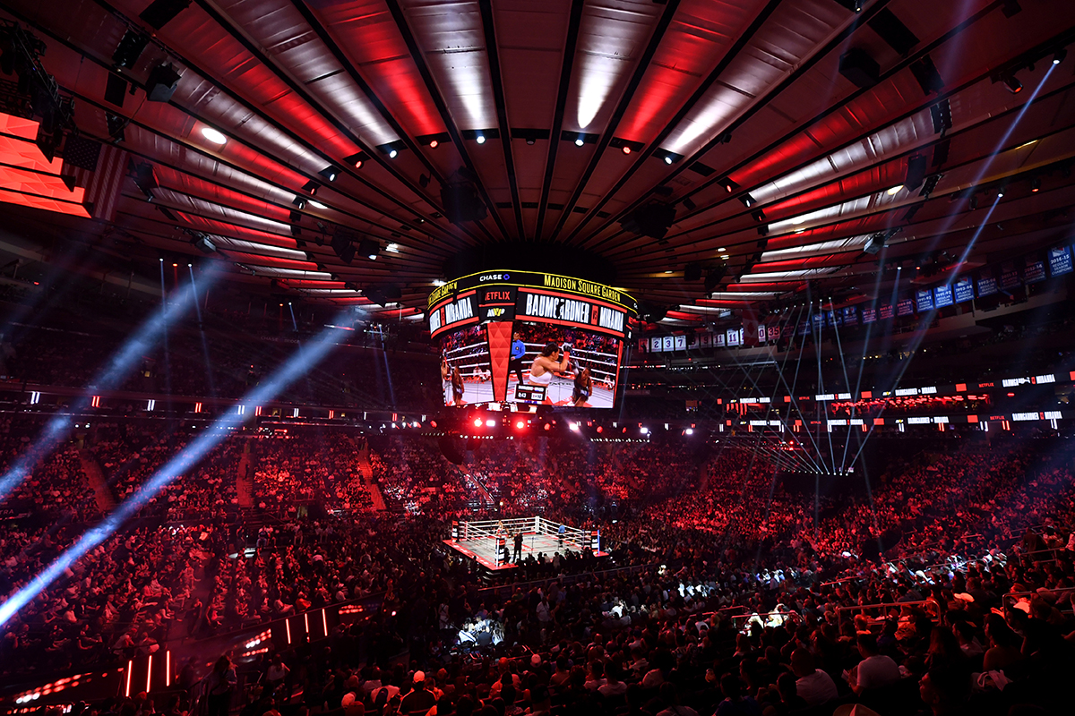 Taylor vs Serrano 3 generated a magic atmosphere at Madison Square Garden and a record setting gate for a women's fight card. Photo: Noam Galai/Getty Images for Netflix