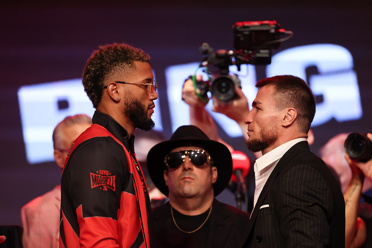 David Morrell and Imam Khataev may not be well known names, but they promise to deliver a tremendous fight in the light heavyweight division. Photo: Golden Boy Boxing