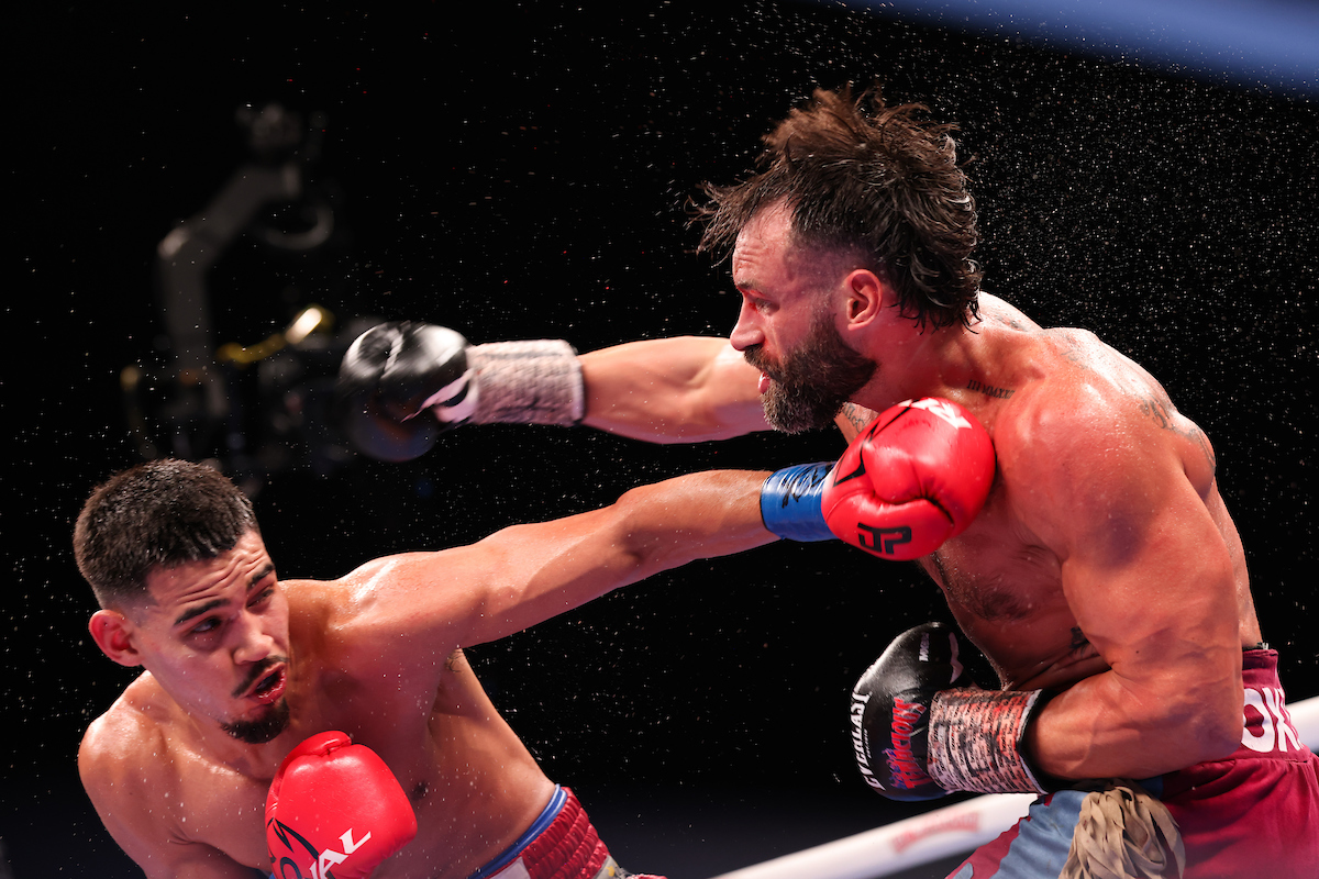 It is worth pointing out how much easier Diego Pacheco defeated Trevor McCumby compared to Caleb Plant. Photo: Melina Pizano/ Matchroom
