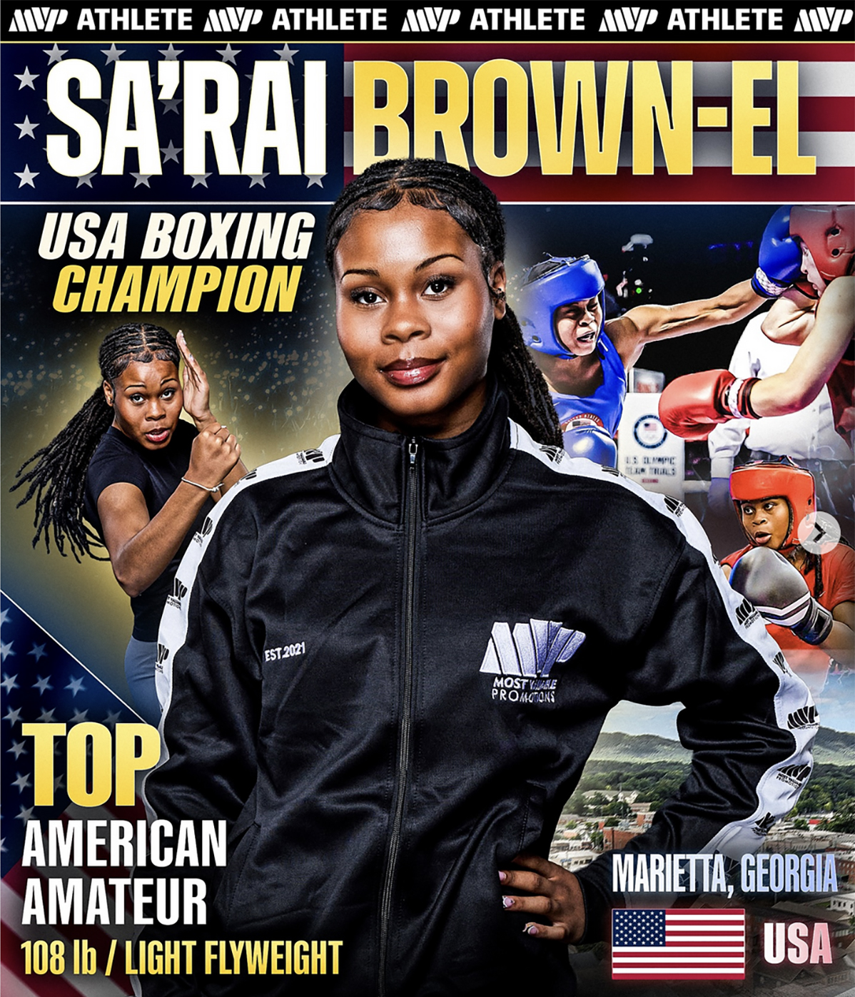 One of America's finest amateurs, Sa;Rai Brown-El, turns pro with Most Valuable Promotions.