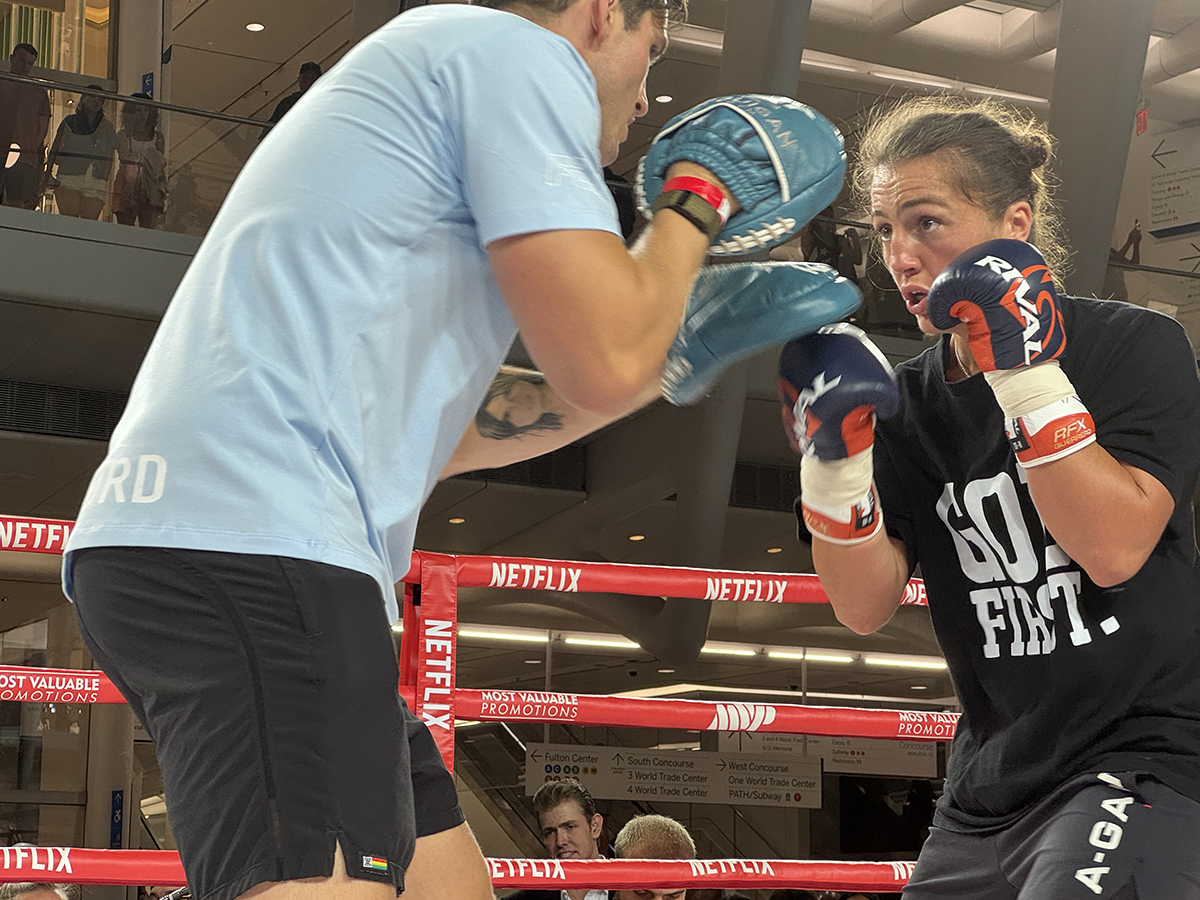 Ellie Scotney is a new member of the MVP stable with plenty of fans in the UK in New York to support her. Photo: Gayle Falkenthal, NY Fights