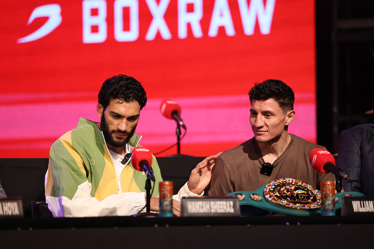 Both Hamzah Sheeraz and William Zepeda were wise to hold their fire until Saturday. Photo: Golden Boy Boxing