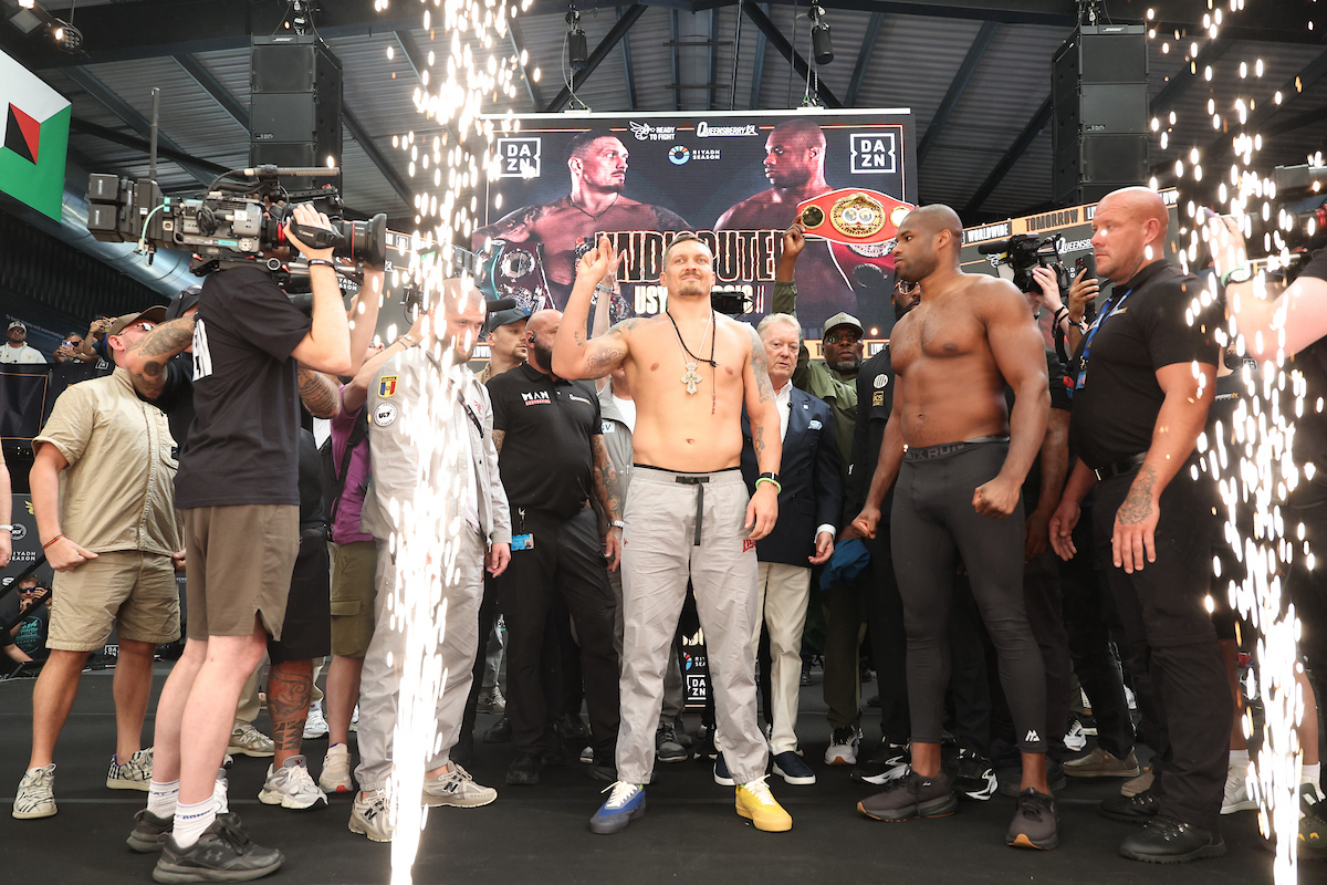 Which versions of Oleksandr Usyk and Daniel Dubois will be see in the rematch? Photo: Leigh Dawney/Queensberry Usyk vs Dubois 2