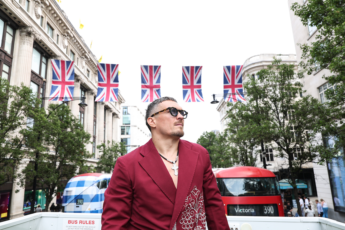 Oleksandr Usyk feels no concerns about his age at 38. Photo: Leigh Dawney/Queensberry