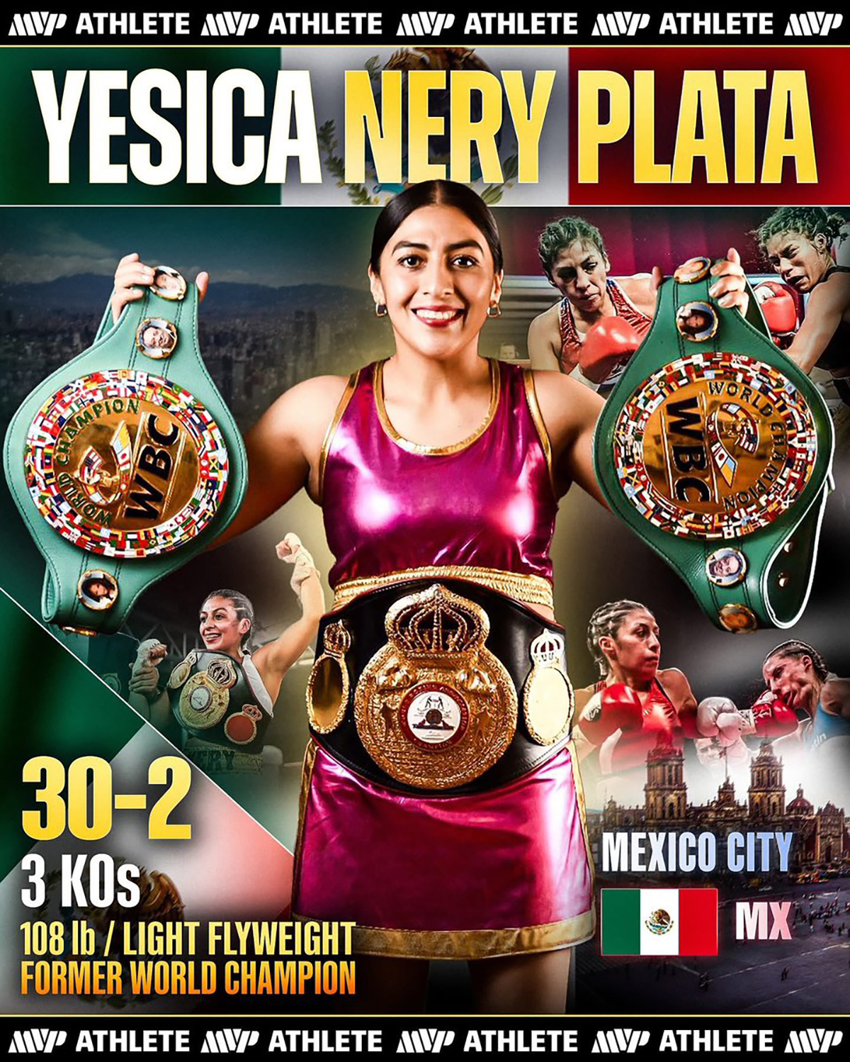 Mexican champion Yesica Nery Plata will move forward in her career with MVP.