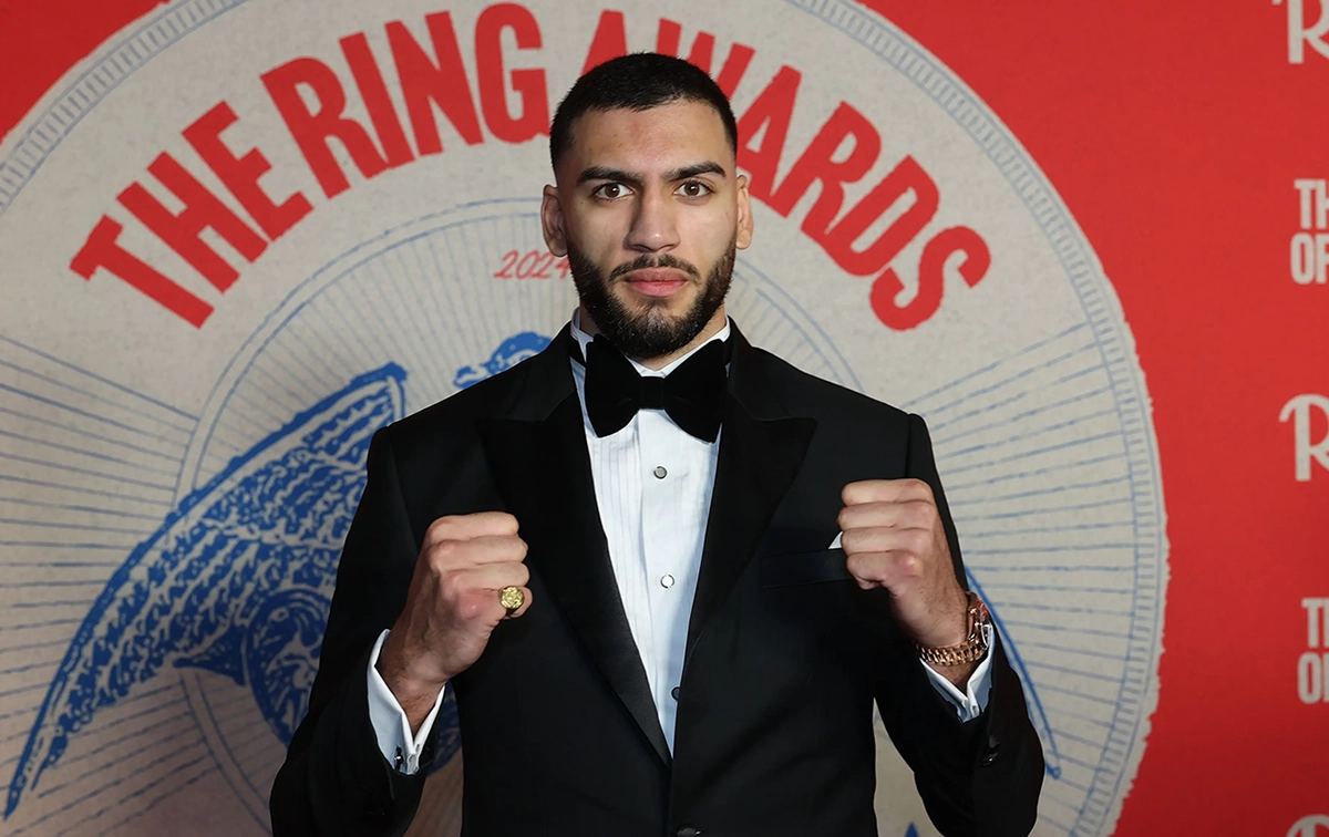 Hamzah Sheeraz understands the importance of boxing as entertainment as well as sport. Photo: Ring Magazine