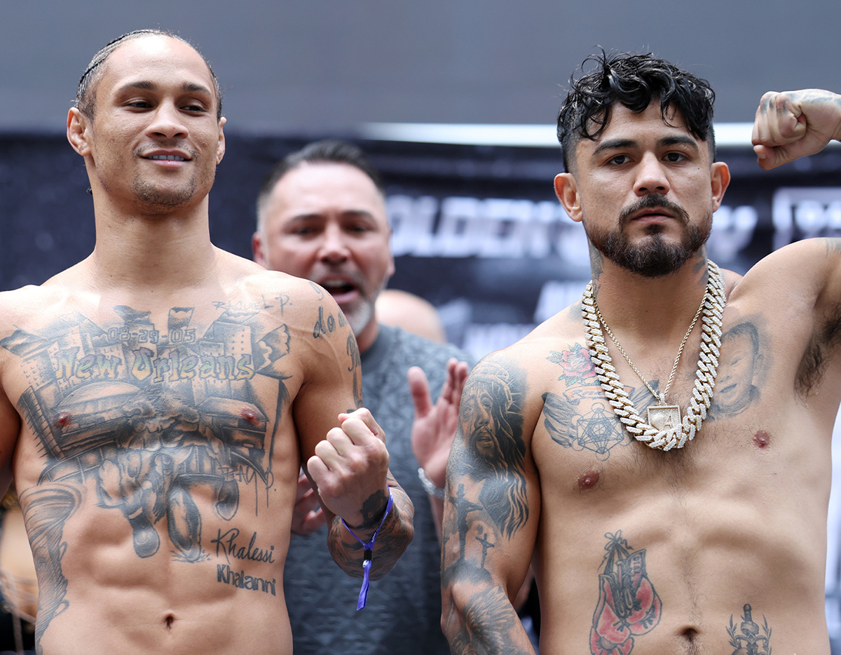 It's the boxing version of the Last Chance Saloon for Regis Prograis and Joseph Diaz Jr. Saturday. Photo: Golden Boy Boxing