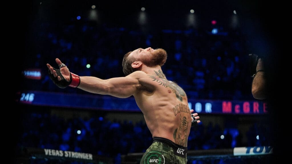 UFC legend conor mcgregor explodes with confidence