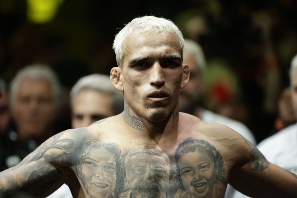 UFC legend Charles Oliveira before a fight