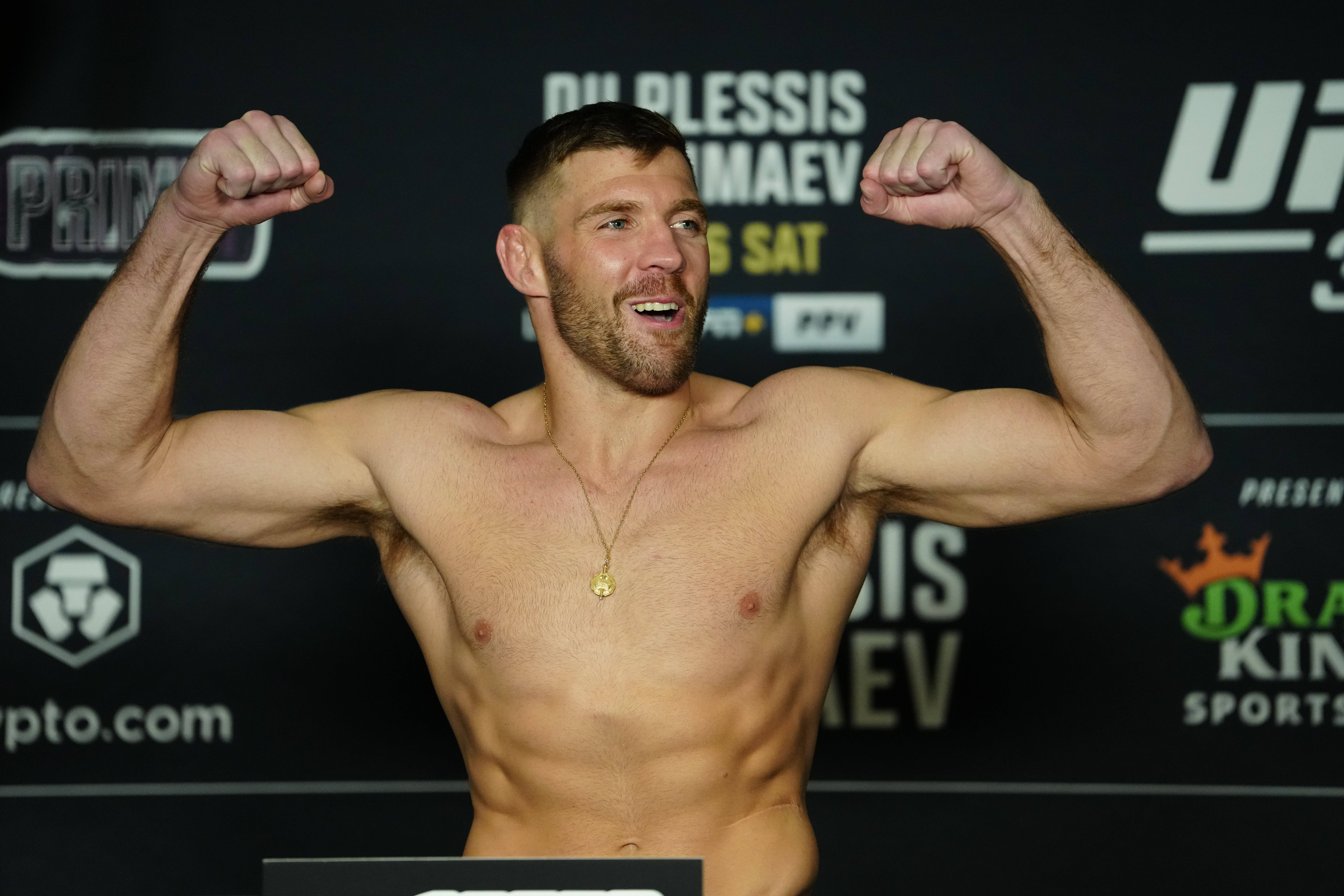 UFC 319 Weigh-ins: Dricus Du Plessis v Khamzat Chimaev Heated staredown
