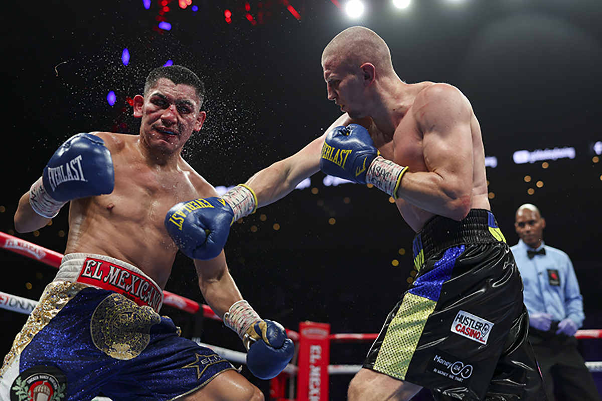 Ortiz Jr. vs. Bohachuk was a Fight of the Year contender. Will Adams vs Bohachuk II deliver the same action? Photo: Cris Esqueda, Golden Boy Boxing
