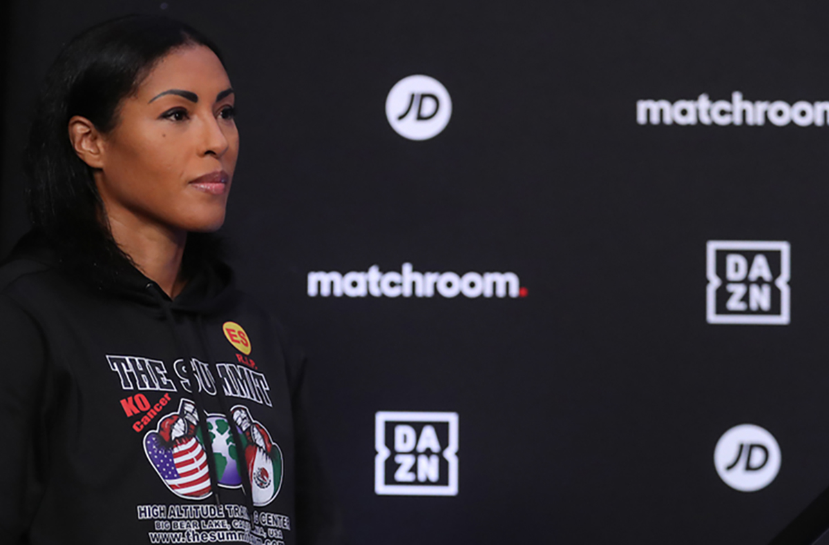 Former undisputed welterweight champion Cecilia Braekhus will seek titled in a second division in her final fight on October 4 in Norway. Photo: Ed Mulholland/Matchroom