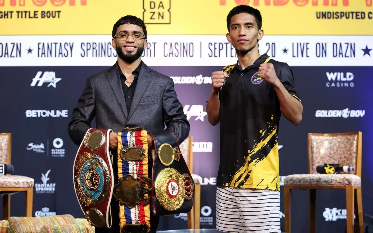 Oscar Collazo is highly motivated to defend his titles on the road to undisputed status against Jayson Vayson. Photo: Cris Esqueda, Golden Boy Boxing Fundora
