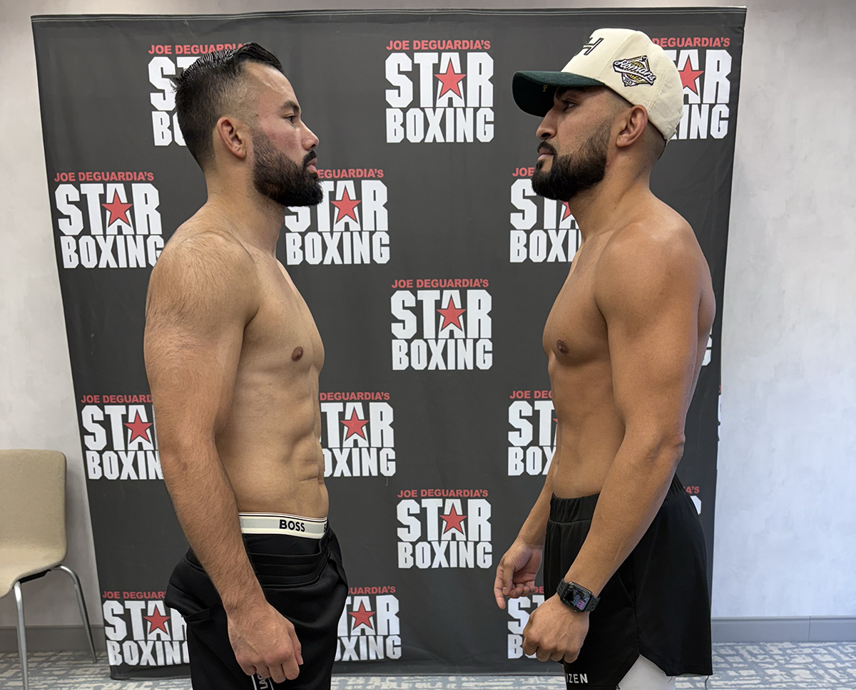 Issac Flaherty defends his undefeated record Saturday against Javier Vargas. Photo: Star Boxing Rockin Fights 51