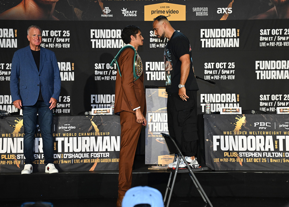 Keith Thurman Carries Fundora vs Thurman Event Wednesday