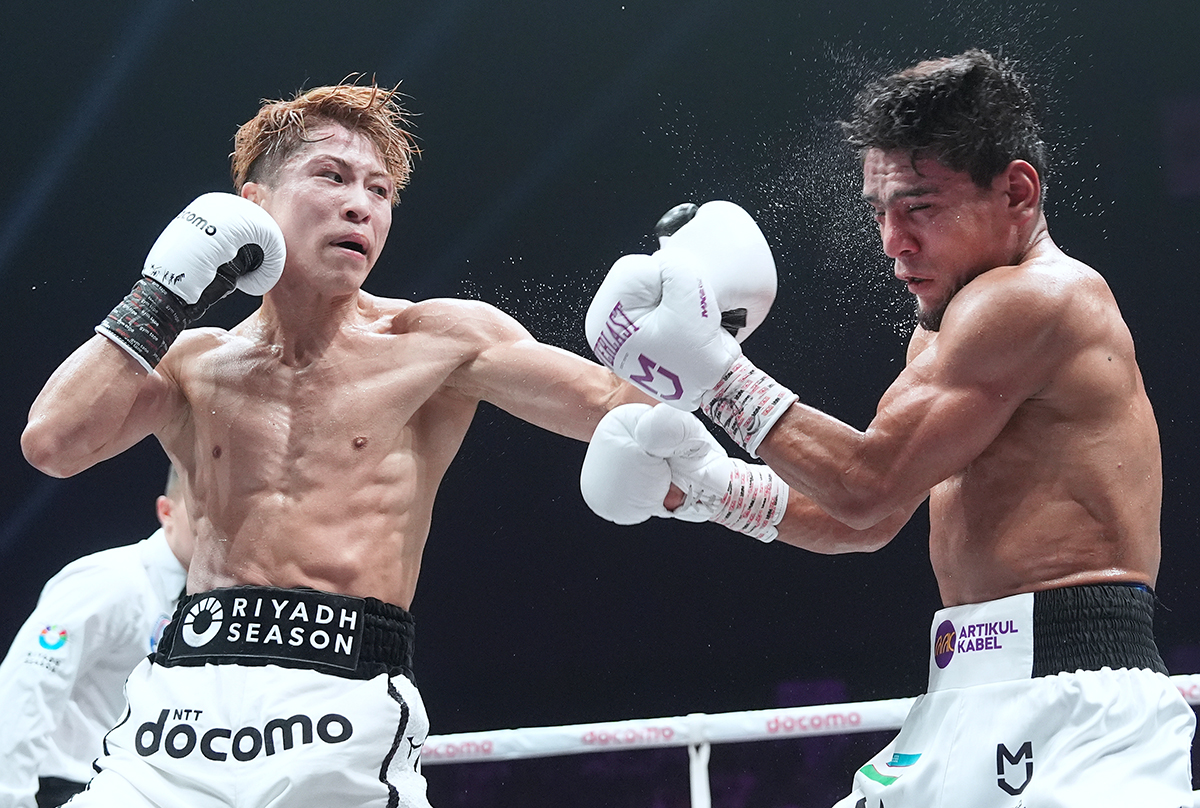 Although Naoya Inoue relied on his boxing skills, he let his power come out to play a few times. Photo: Naoki Fukuda, Top Rank