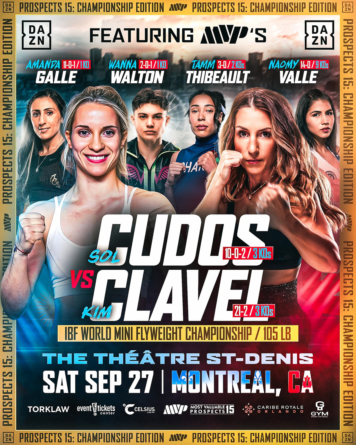 Most Valuable Promotions takes its Prospects serires to Montreal with a bonus championship fight at MVP 14. Photo: MVP boxing schedule