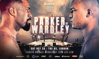 Parker vs Wardley Confirmed in Showdown Oct 25 in London