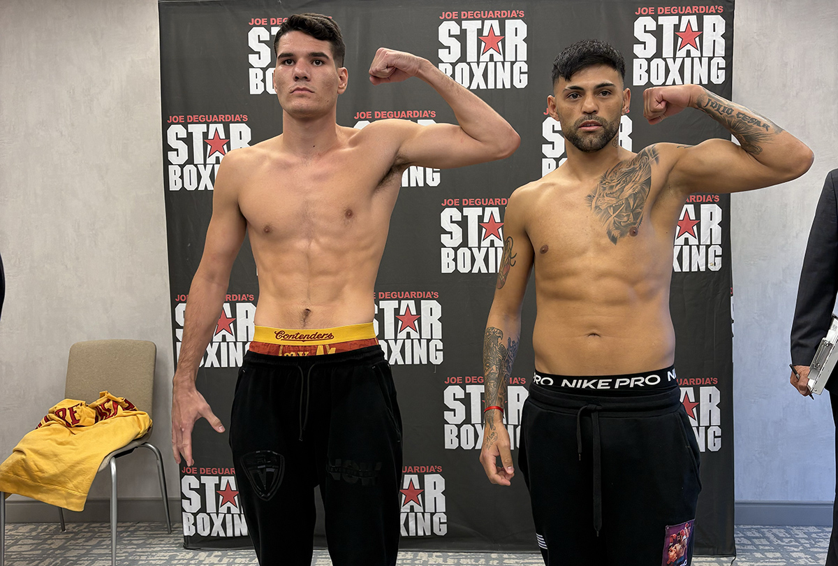 Micky Scala will bring his loyal following to The Paramount for his six round fight against Jose Perdomo. Photo: Star Boxing
