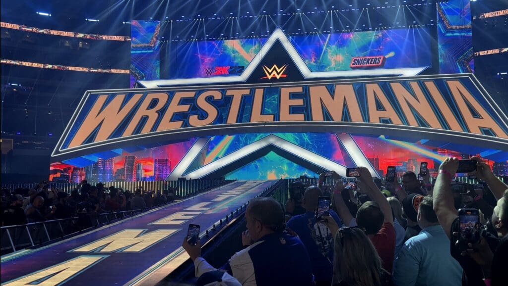 WrestleMania 38 stage