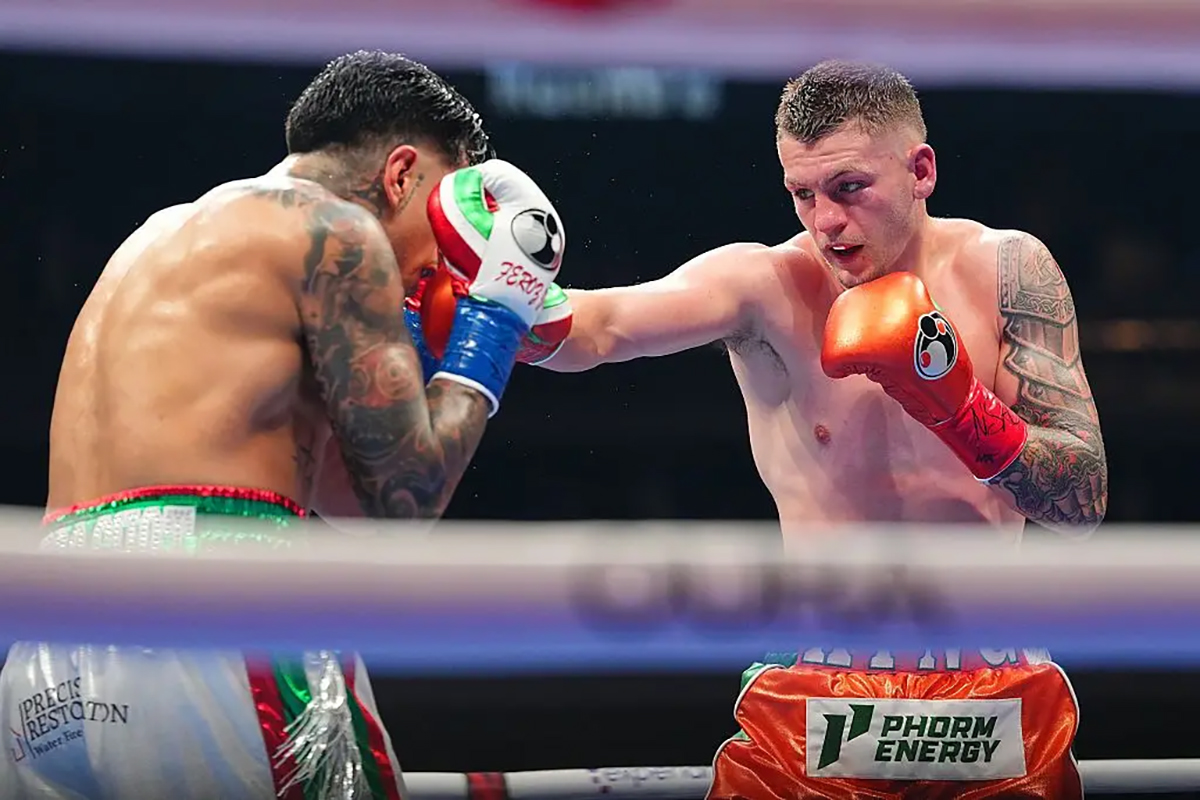 Callum Walsh got the win, but it wasn't the performance he hoped for. Photo: Zuffa Boxing