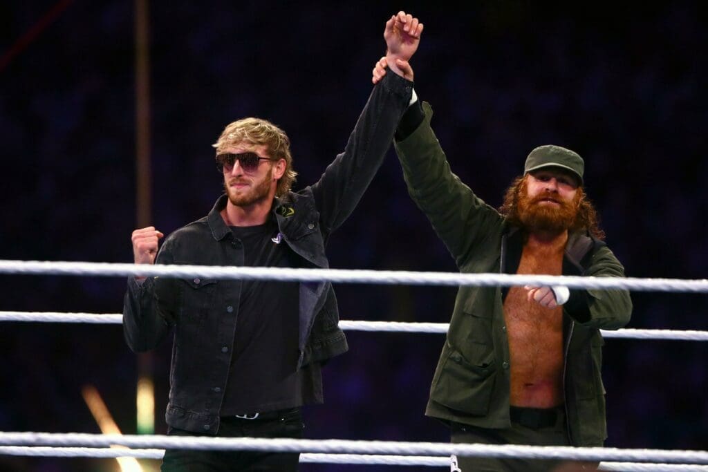 Logan Paul and Sami Zayn
