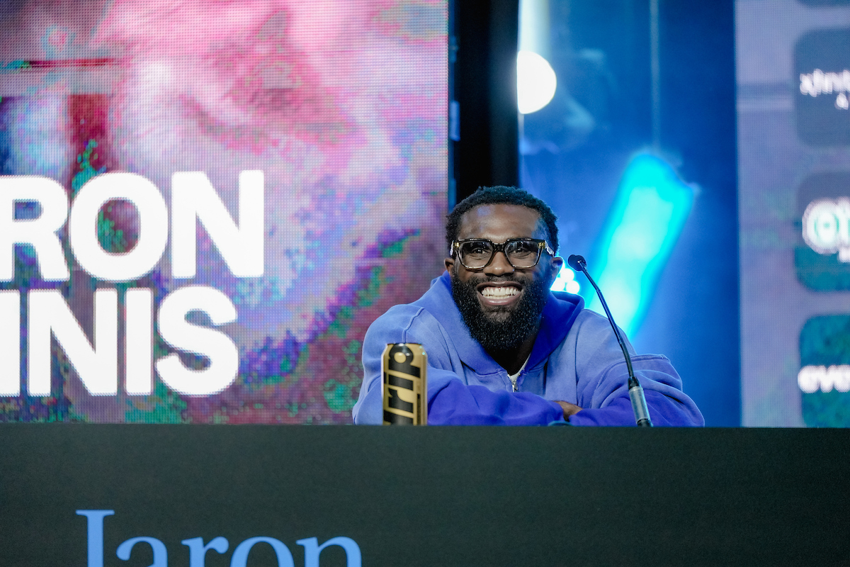 Boots Ennis is a -3000 favorite at press time. Photo: Emma Brawley, Matchroom Boxing