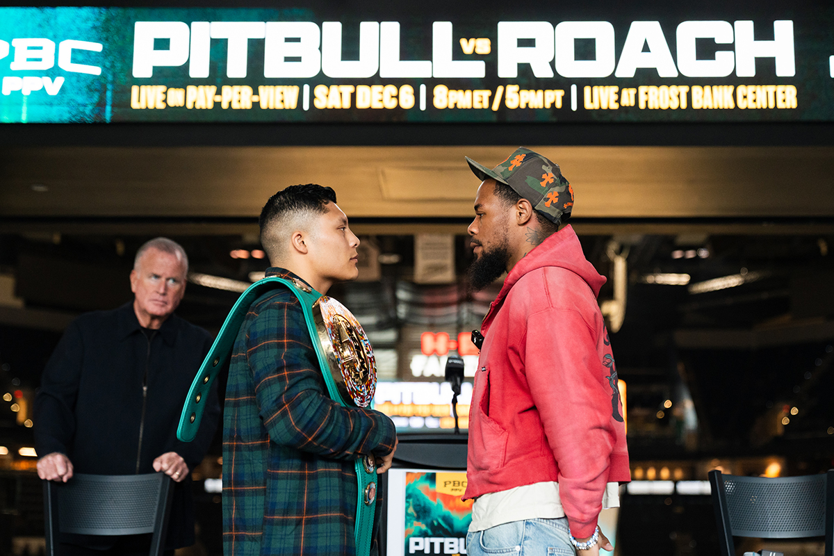 Pitbull vs Roach Jr. wasn't a fight originally on anyone's radar, but it works for everyone including the fans. Photo: Ryan Hafey, Premier Boxing Champions