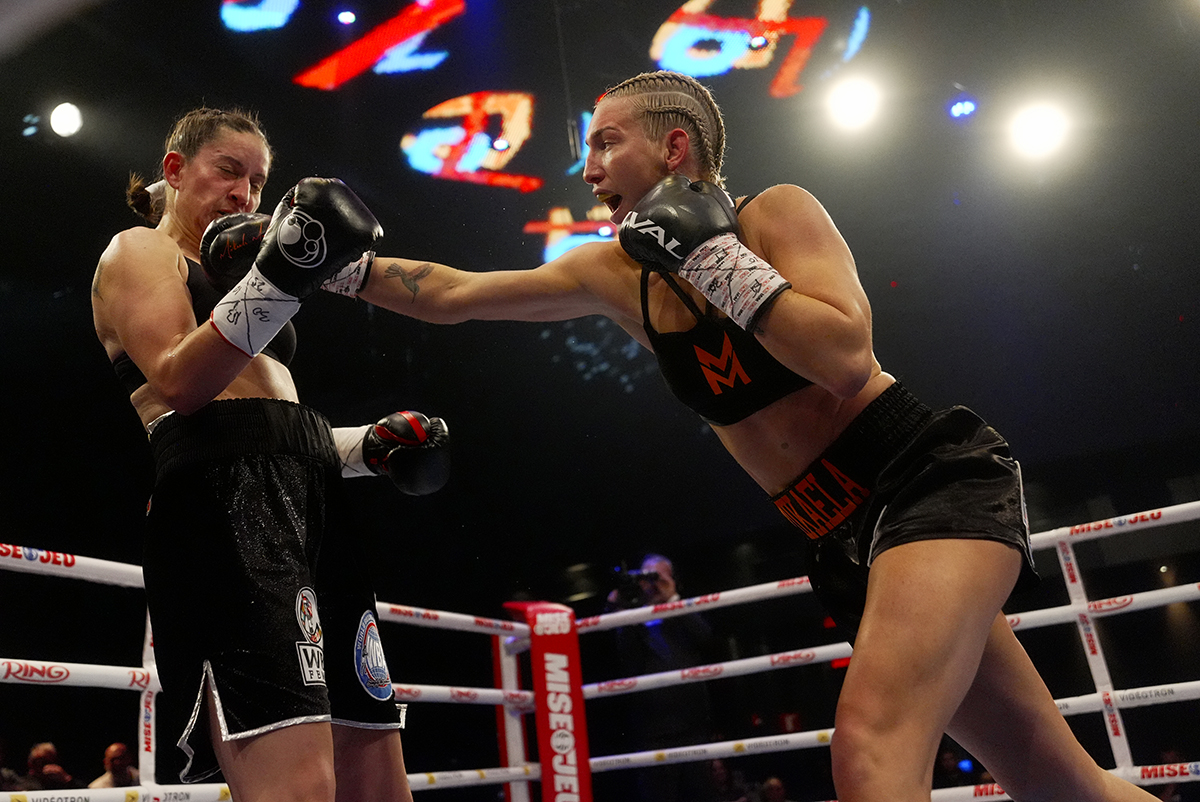 And The New: Mikaela Mayer Now Three Division Champion