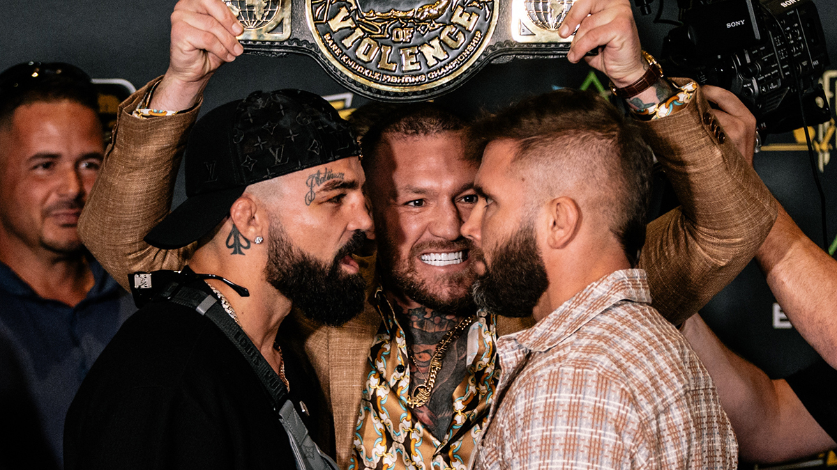 The combustible combo of Mike Perry, Conor McGregor, and Jeremy Stephens rules at BKFC82 on Saturday. Photo: BKFC boxing schedule