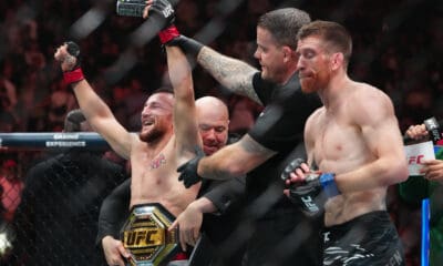 Ilia Topuria Celebrates Fellow Georgian Merab Dvalishvili’s Dominance After UFC 320