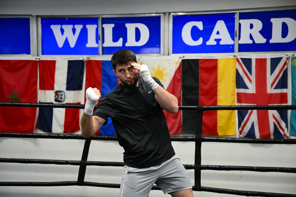 Umar Dzambekov looks to retain his undefeated record Friday. Photo: Lina Baker, 360 Boxing Promotions