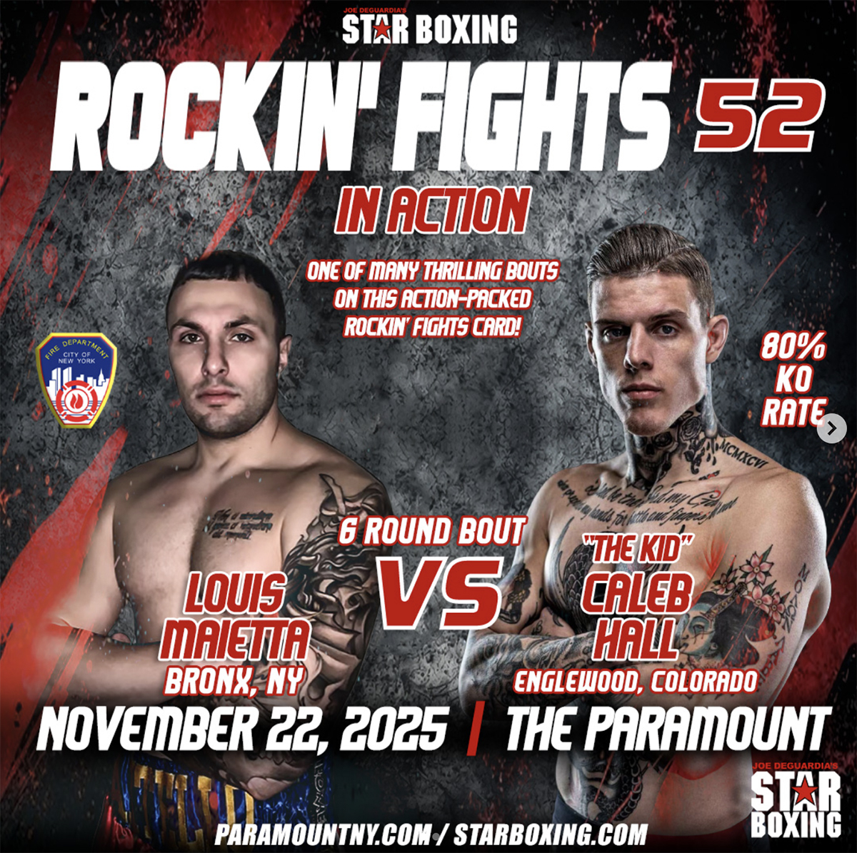 Fan favorite Lou Maietta is back in action at Rockin' Fights 52 on Saturday.