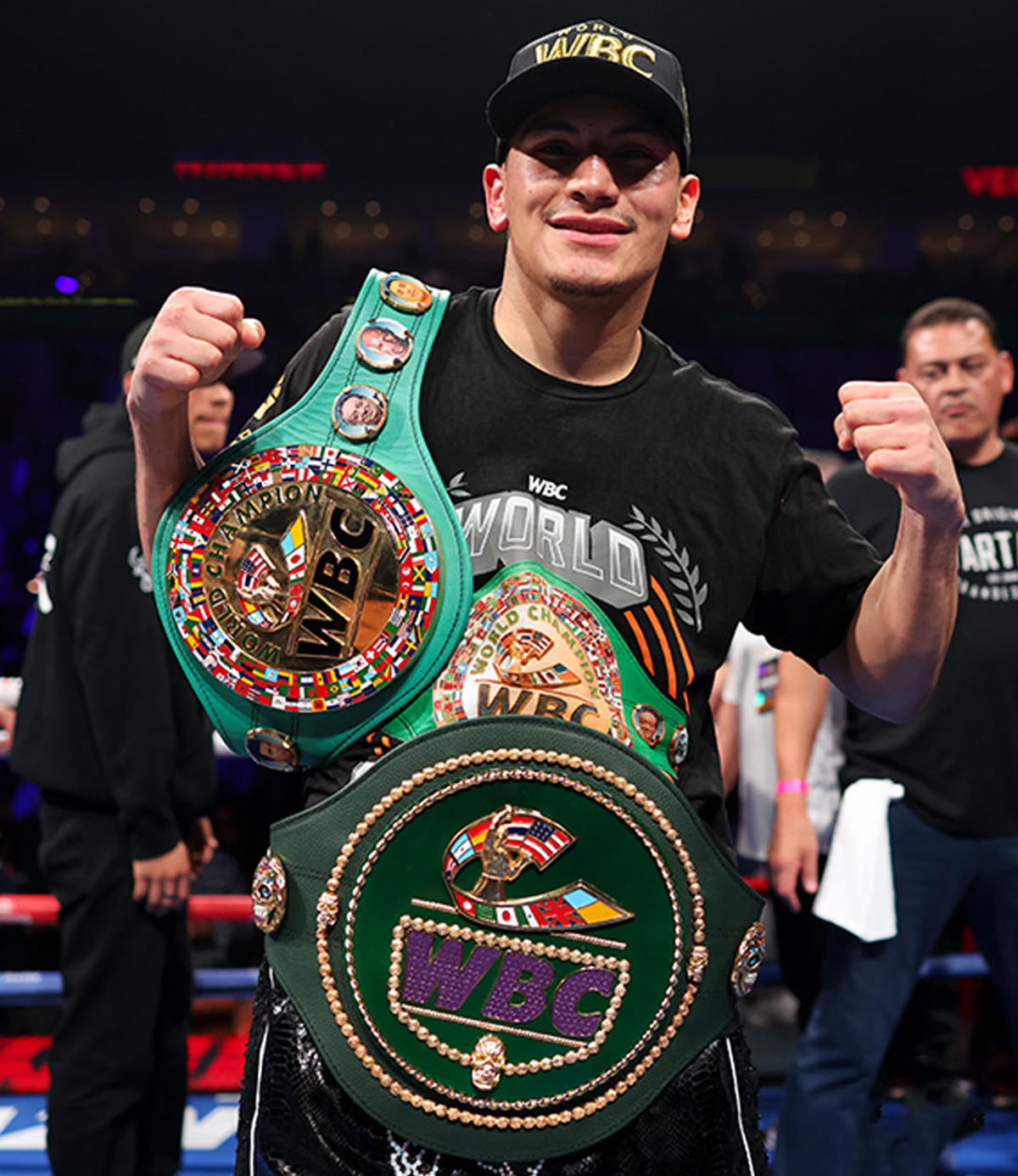 Vergil Ortiz Jr. is ready to challenge all the reigning champions in the super welterweight division, but first he wants his longtime foe Boots Ennis. Photo: Golden Boy Boxing